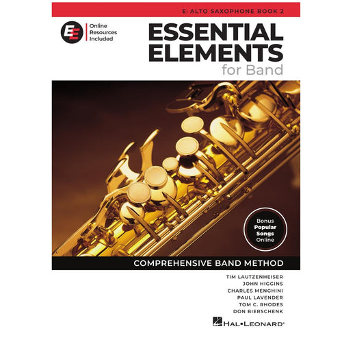Essential Elements Band Alto Sax Book 2 (2025)