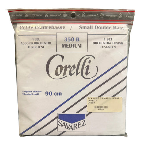 Corelli Tungsten Wound 1/4 Bass String Set