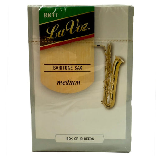 Rico LaVoz Baritone Saxophone Reeds 10-Pack Medium