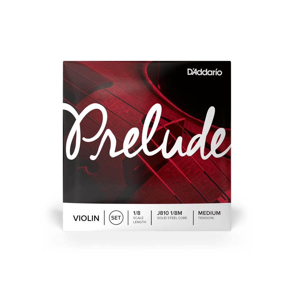 Prelude Violin String Set, 1/8 Scale, Medium Tension
