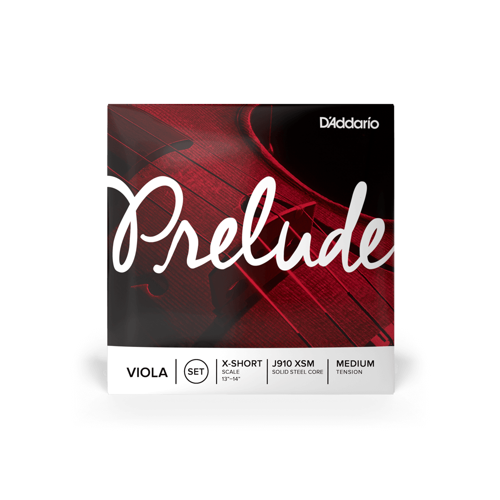 Prelude Viola String Set, Extra Short Scale, Medium Tension