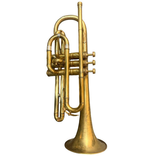 Used American Climax Cornet with Trumpet Leadpipe (1910's)
