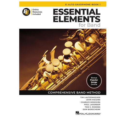 Essential Elements Band Alto Sax Book 1 (2025)