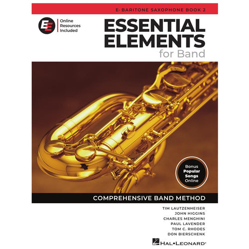 Essential Elements Band Baritone Sax Book 2 (2025)