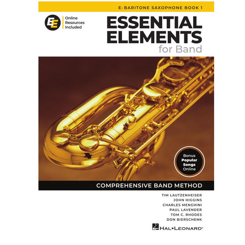 Essential Elements Band Baritone Sax Book 1 (2025)