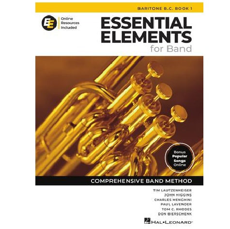 Essential Elements Band Baritone B.C. Book 1 (2025)