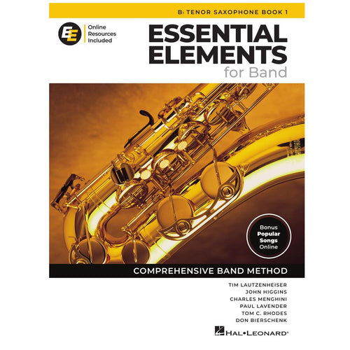 Essential Elements Band Tenor Sax Book 1 (2025)