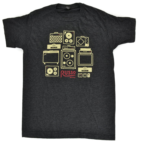 Russo Music 'Instruments' T-Shirt - Heather Graphite