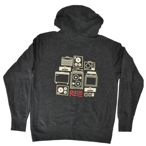 Russo Music Amps & Effects Hoodie - Charcoal Heather