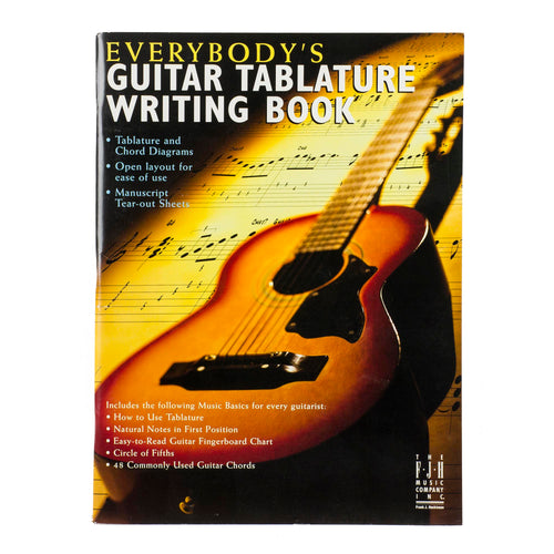 Everybody's Guitar Tablature Writing Book