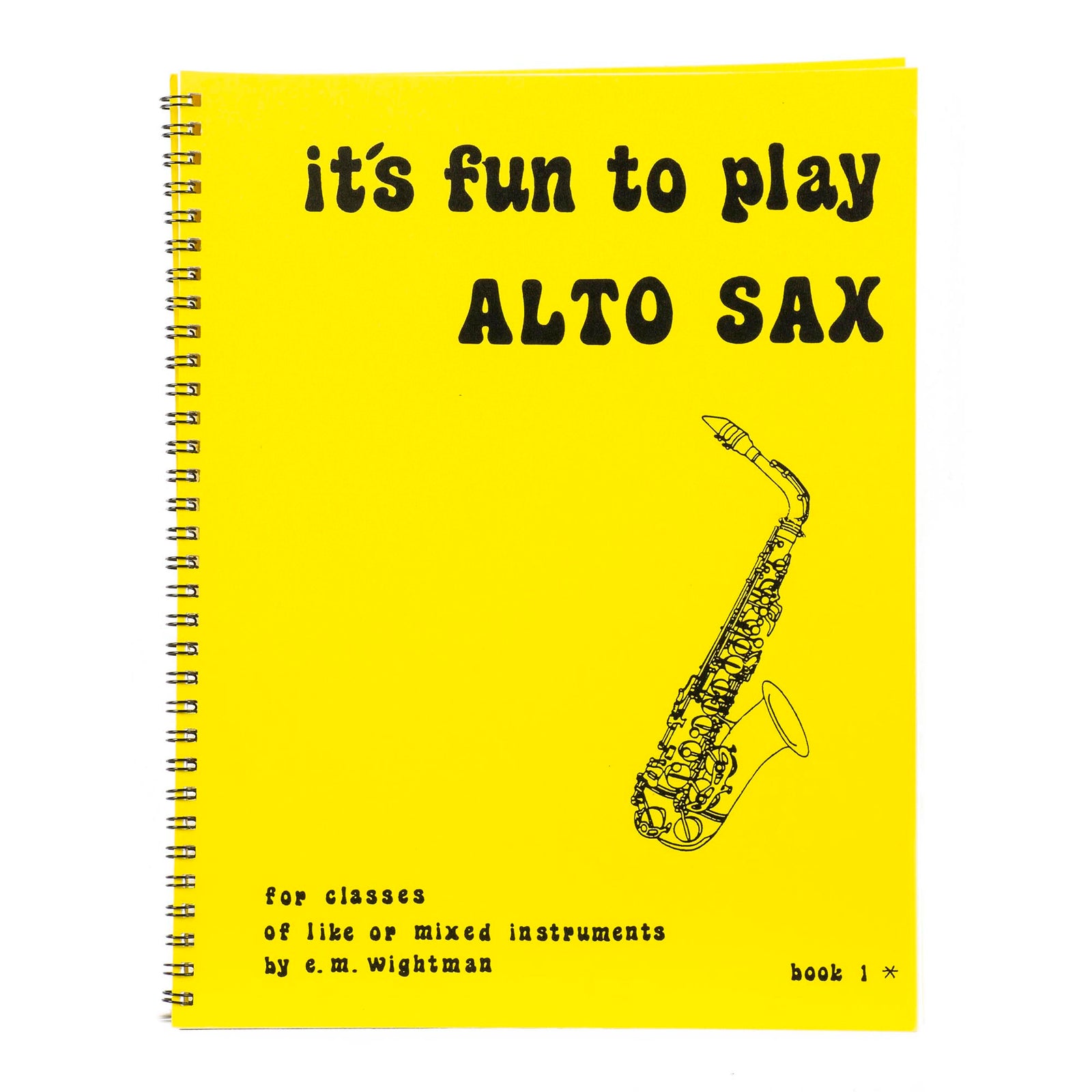 It's Fun To Play The Alto Sax