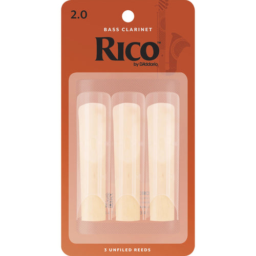 Rico by D'addario Bass Clarinet Reeds (3 Pack)